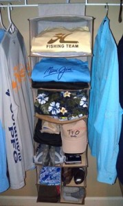 Organizing Fishing Gear Clothing